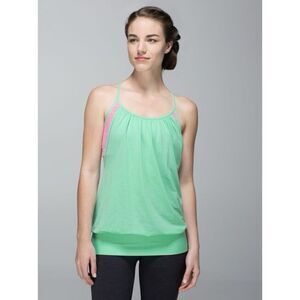 Lululemon No Limits Tank Opal Wee Are From Space Neon Pink size 4 Womens